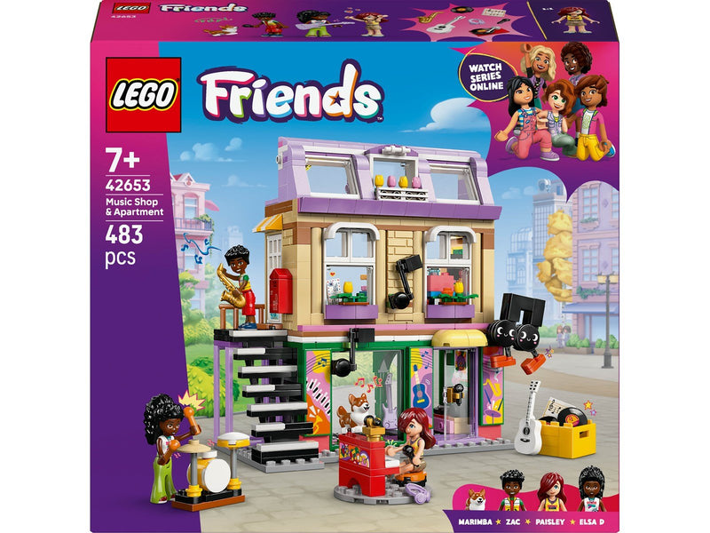 LEGO Friends 42653 Musikladen & Wohnung