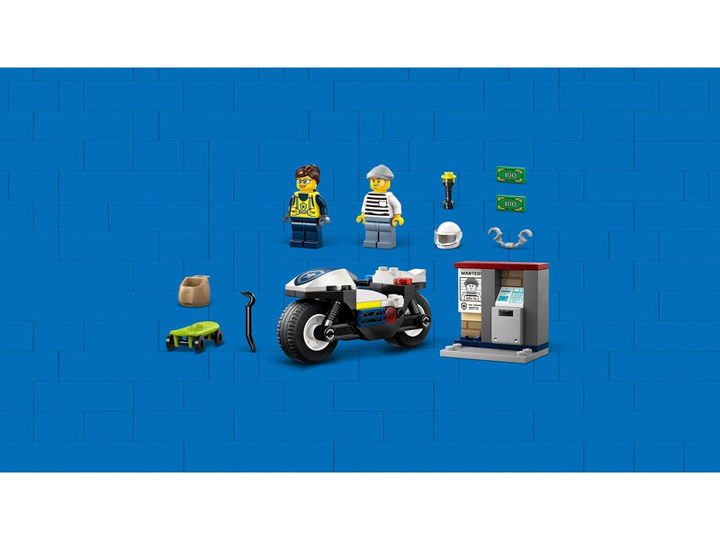 LEGO City 60455 Verfolgungsjagd mit dem Polizeimotorrad