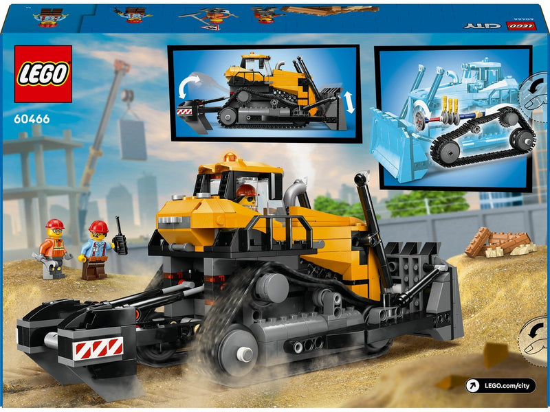 LEGO City 60466 Gelber Bulldozer