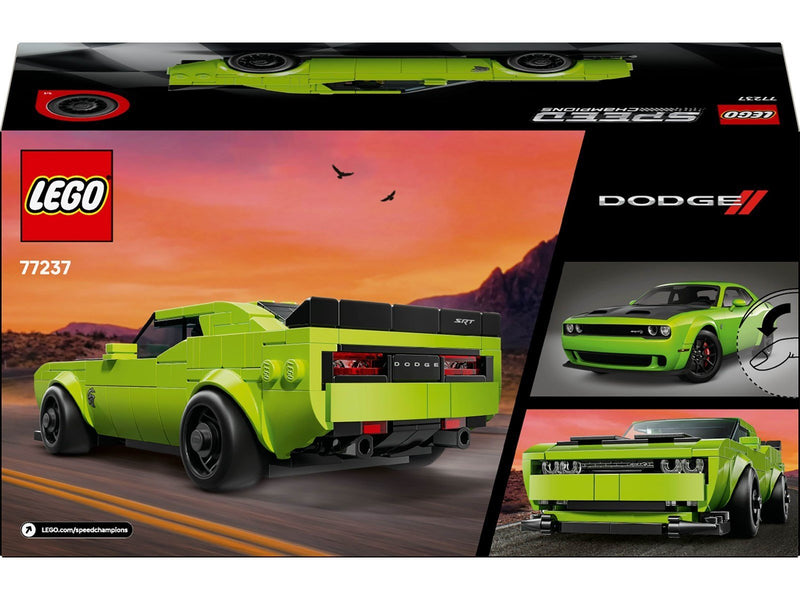LEGO Speed Champions 77237 Dodge Challenger SRT Hellcat Sportwagen