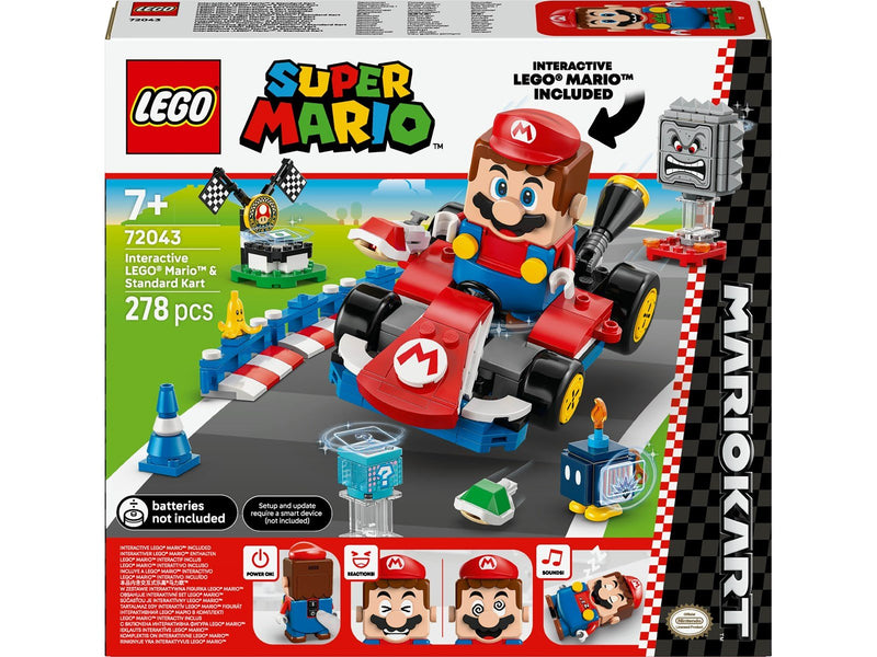 LEGO Super Mario 72043 Mario Kart™ – Interaktiver ® Mario™ & Standard-Kart