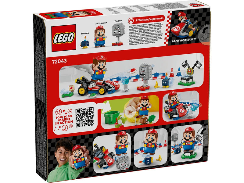 LEGO Super Mario 72043 Mario Kart™ – Interaktiver ® Mario™ & Standard-Kart