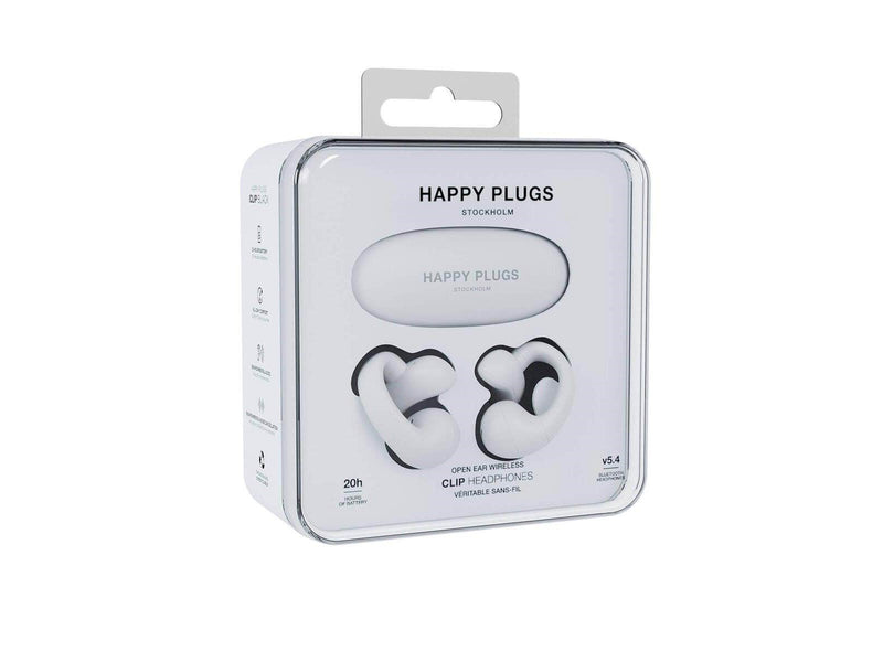 Happy Plugs Clip OWS True Wireless Headphones - White