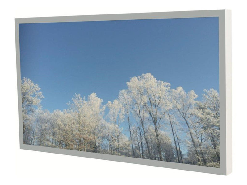 HI-ND EASY mounting kit - landscape - for LCD display - white RAL 9003 43" 200 x 200 mm