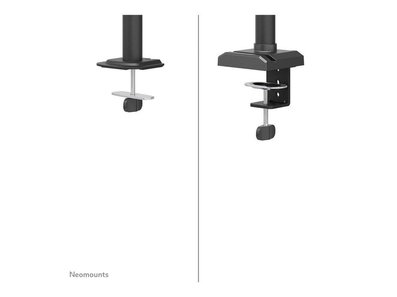 Neomounts DS60-600BL2 mounting kit - full-motion - for 2 monitors - black
