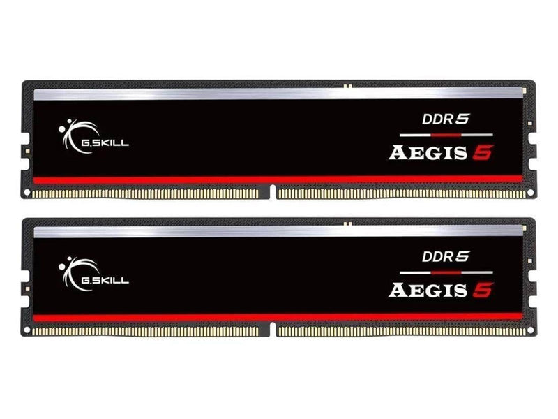 G.Skill AEGIS DDR5-6000 - 64GB - CL36 - Dual Channel (2 pcs) - AMD EXPO & Intel XMP - Schwarz