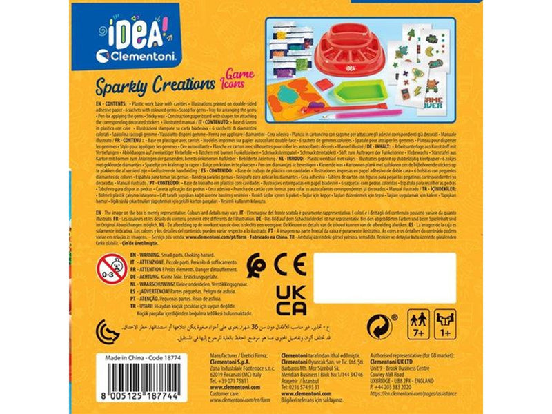 Clementoni Idea Sparkly Creations Game Icons