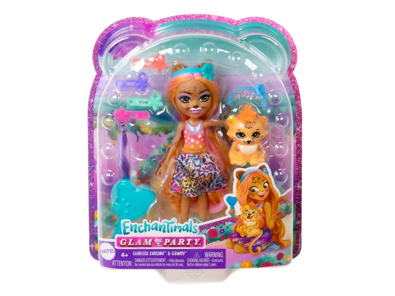 Enchantimals Glam Party Charisse Cheetah & Grinsy