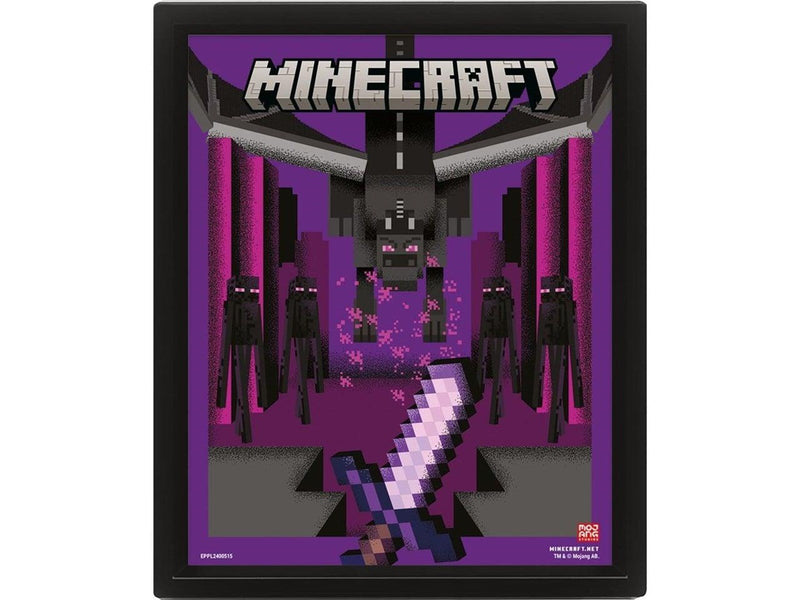 Pyramid - Minecraft (Ender Dragon Dual) Lenticular - Bild