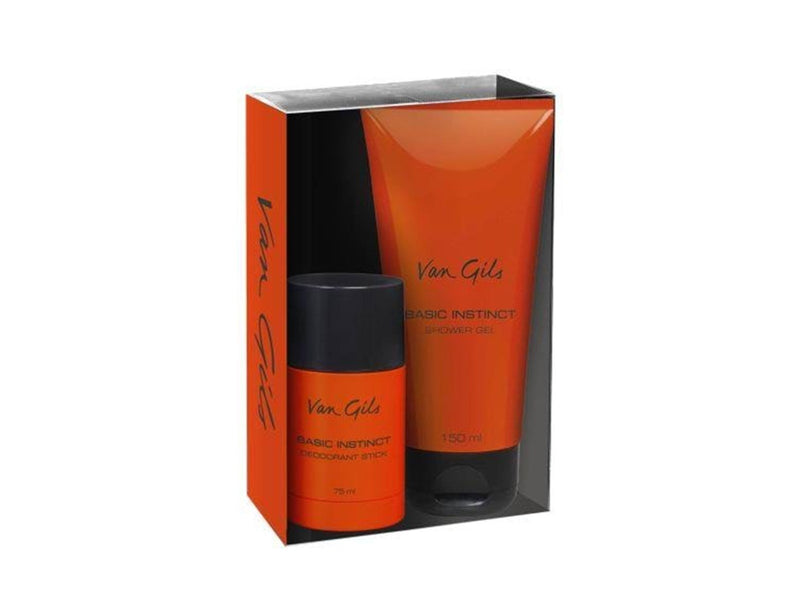 Van Gils Basic Instinct Deodorant stick 75ml / Shower Gel 150ml