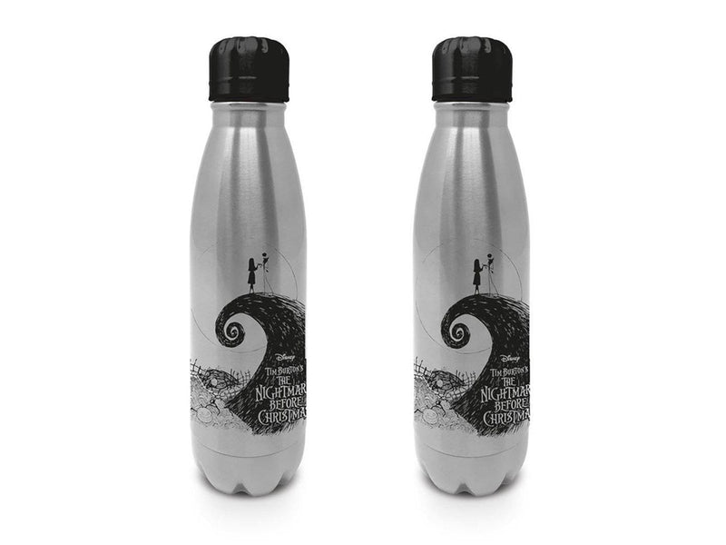 Pyramid - The Nightmare Before Christmas (Silhouette) Metal - Wasserflasche