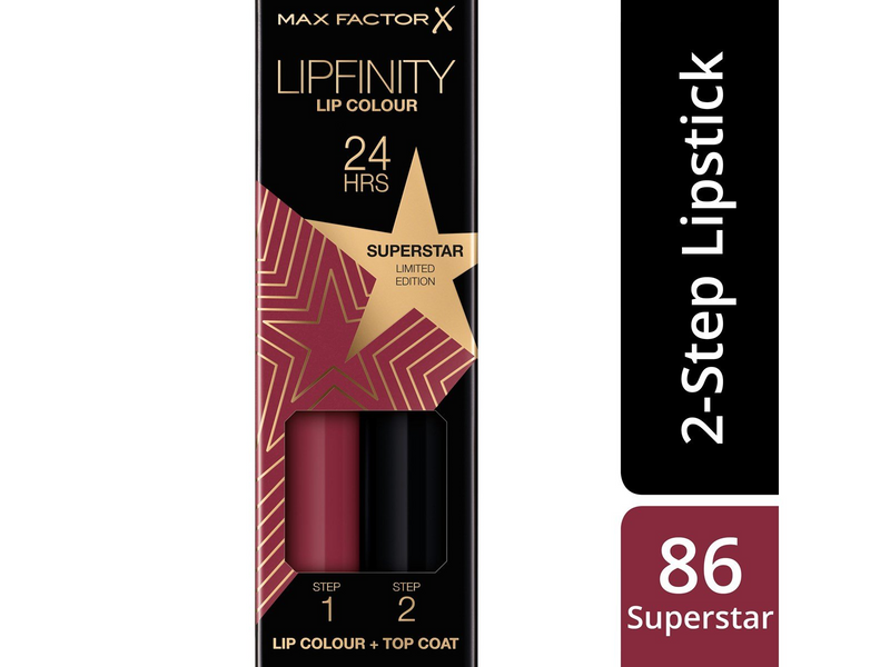 Max Factor Lipfinity Limited Edition 86 Superstar 2.30ml
