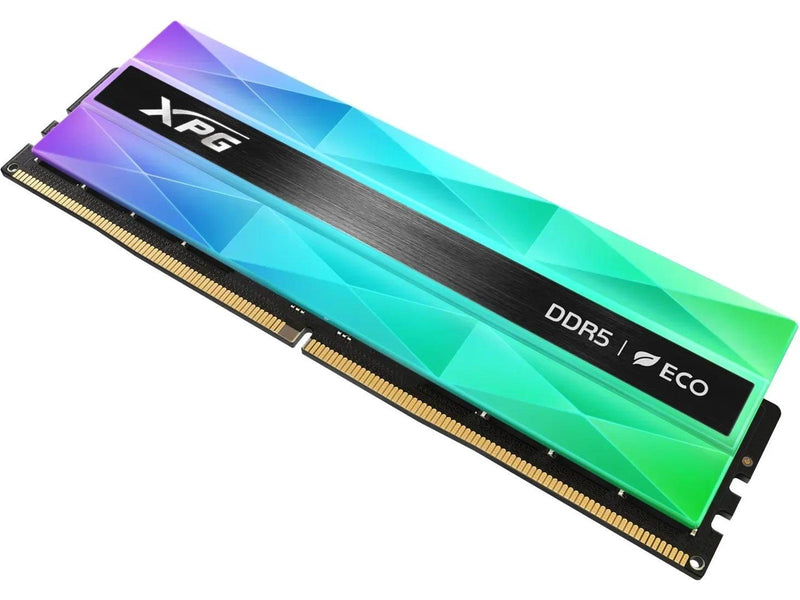 A-Data XPG Lancer Neon RGB DDR5-6000 - 16GB - CL30 - Single Channel (1 pcs) - AMD EXPO & Intel XMP - Transparent / RGB