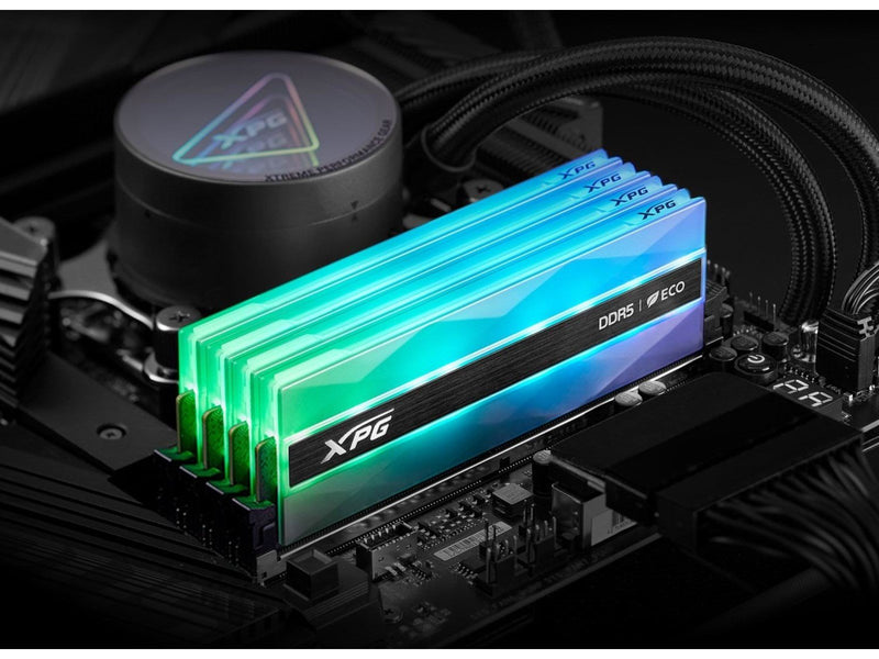 A-Data XPG Lancer Neon RGB DDR5-6000 - 16GB - CL30 - Single Channel (1 pcs) - AMD EXPO & Intel XMP - Transparent / RGB