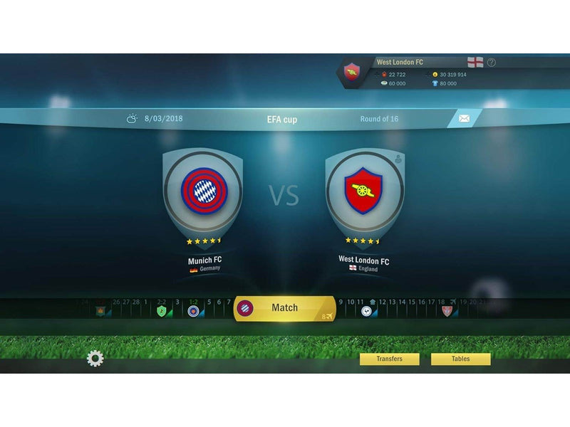 Football Tactics & Glory - Sony PlayStation 4 - Simulator - PEGI 3