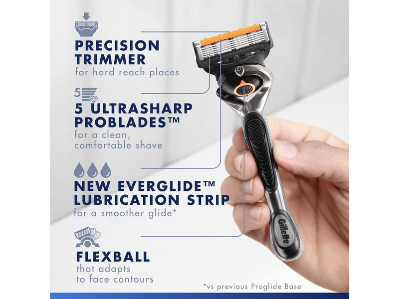 Gillette Proglide Handle - 4 blades