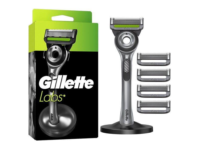 Gillette Labs Razor 5 blades + Stand Silver