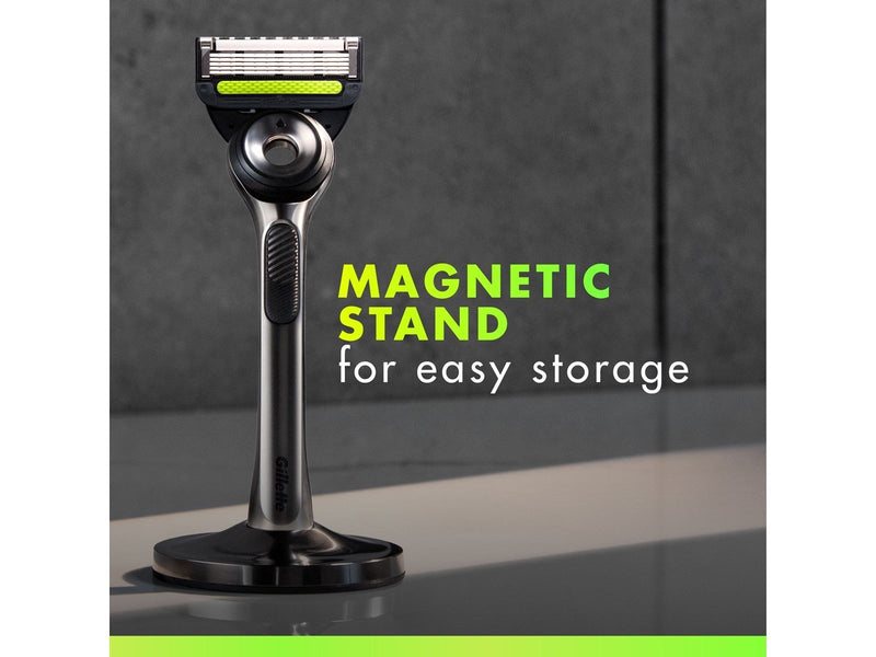 Gillette Labs Razor 5 blades + Stand Silver
