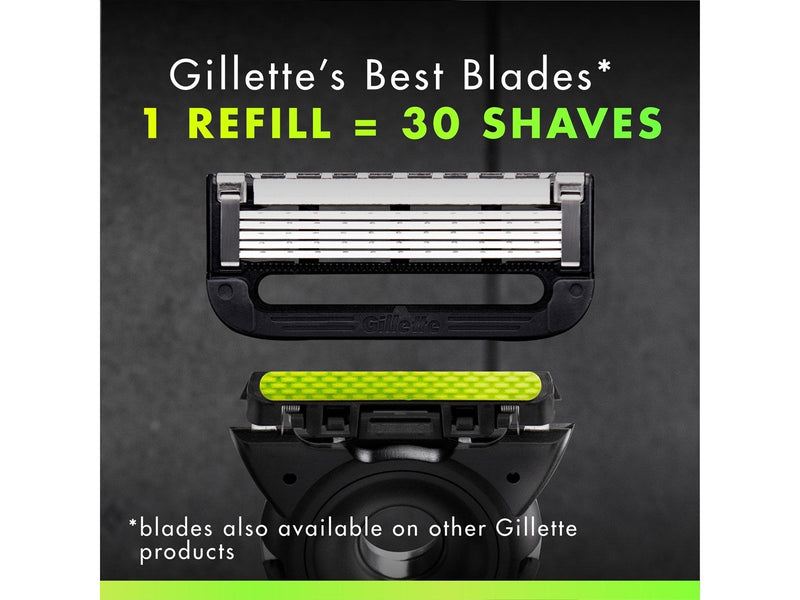 Gillette Labs Razor 5 blades + Stand Silver