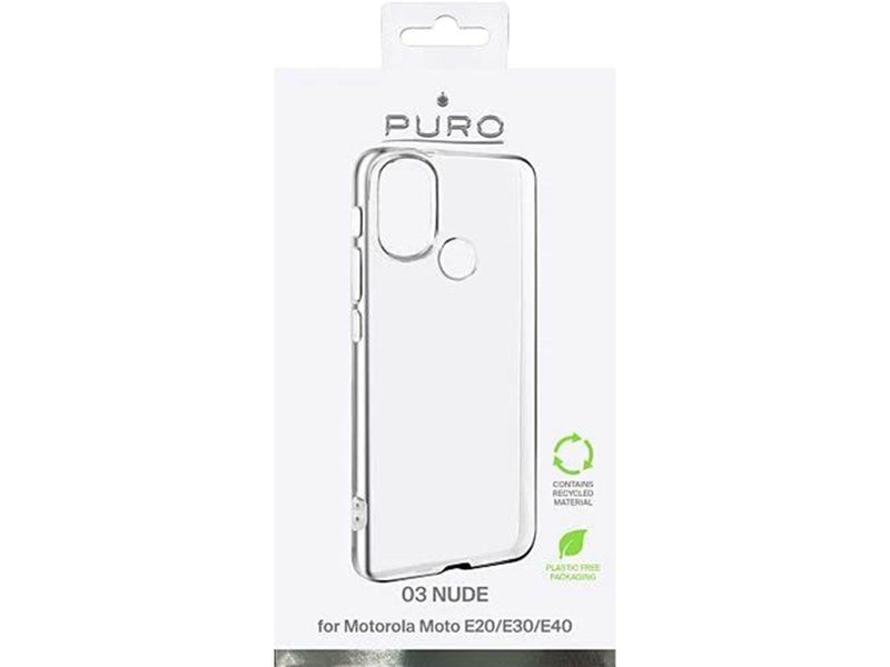 Puro 0.3 Nude Cover - Motorola Moto E20/E30/E40