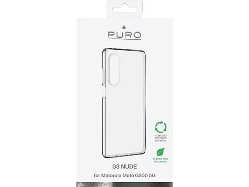 Puro 0.3 Nude Cover - Motorola Moto G200 5G