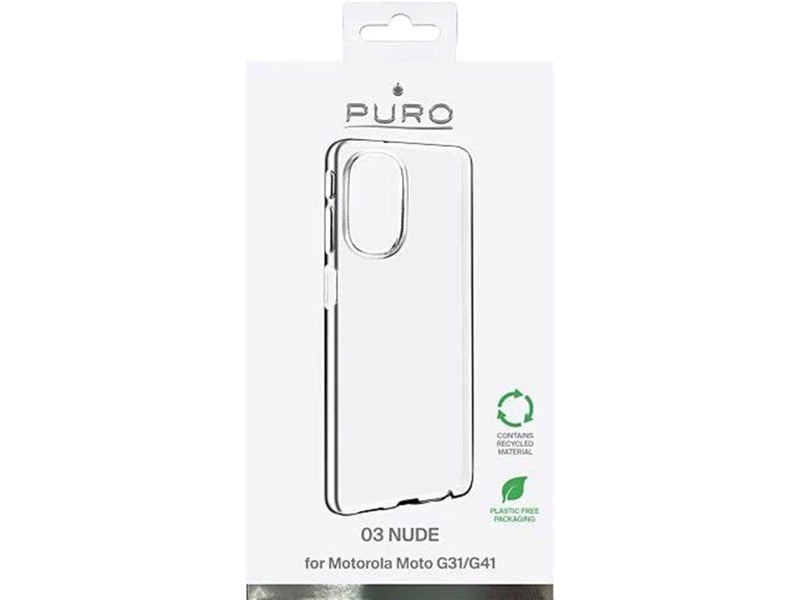 Puro 0.3 Nude Cover - Motorola Moto G41/G31