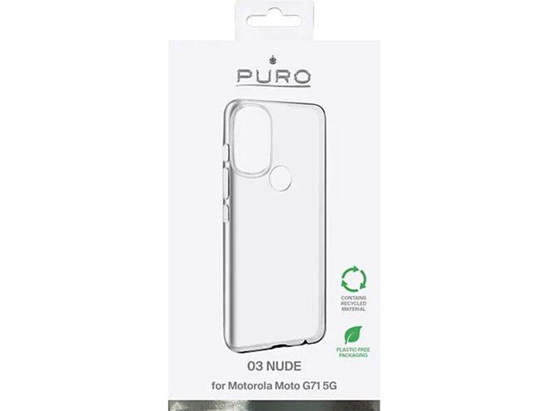 Puro 0.3 Nude Cover - Motorola Moto G71