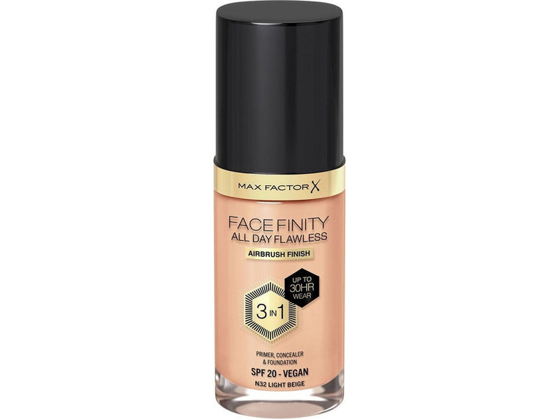 Max Factor All Day Flawless 3in1 Foundation 32 Light beige 30ml