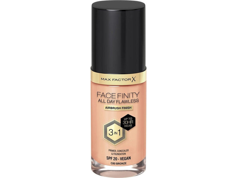 Max Factor All Day Flawless 3in1 Foundation 80 Bronze 30ml
