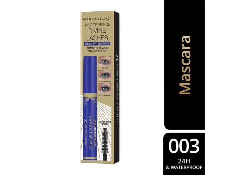 Max Factor Divine Lashes Waterproof 001 Black 9ml