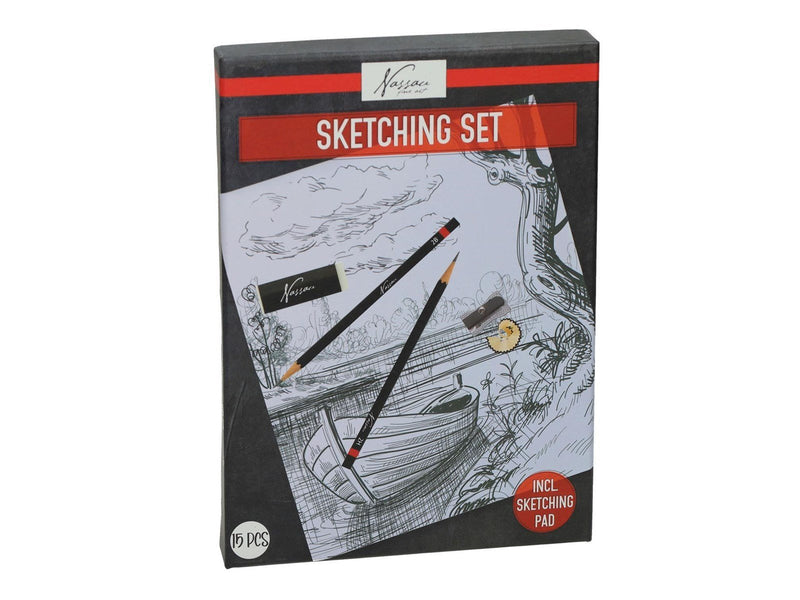 Creative Craft Group - Drawing pad with pencils and sharpener 15 pcs
