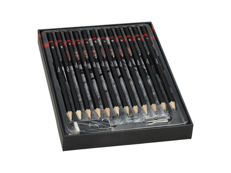 Creative Craft Group - Drawing pad with pencils and sharpener 15 pcs