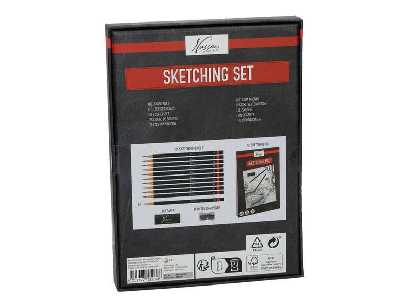 Creative Craft Group - Drawing pad with pencils and sharpener 15 pcs