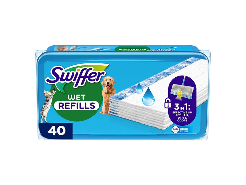 Swiffer Wet Pet 40 pcs