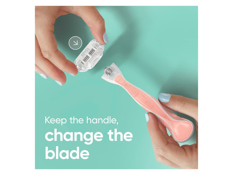 Venus Smooth Sensitive Pink Handle + 2 refills