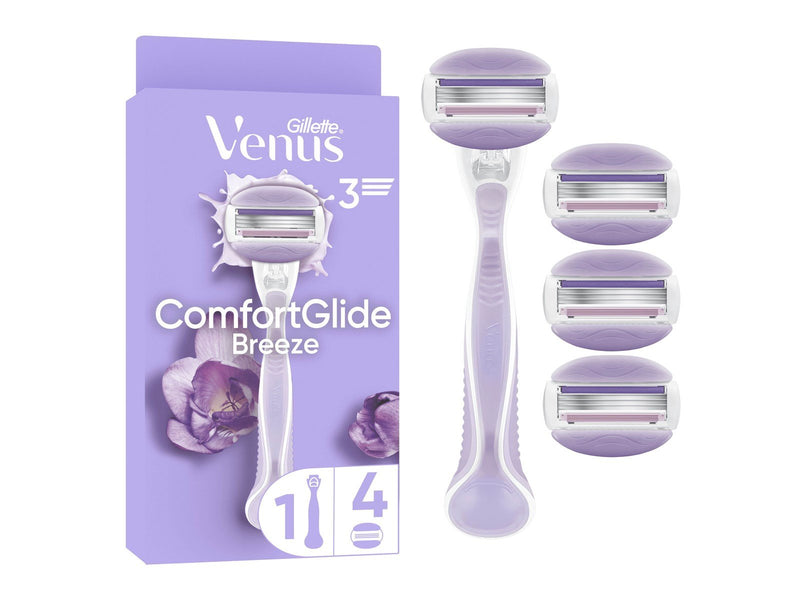 Venus Comfortglide Breeze Handle + 4 refills