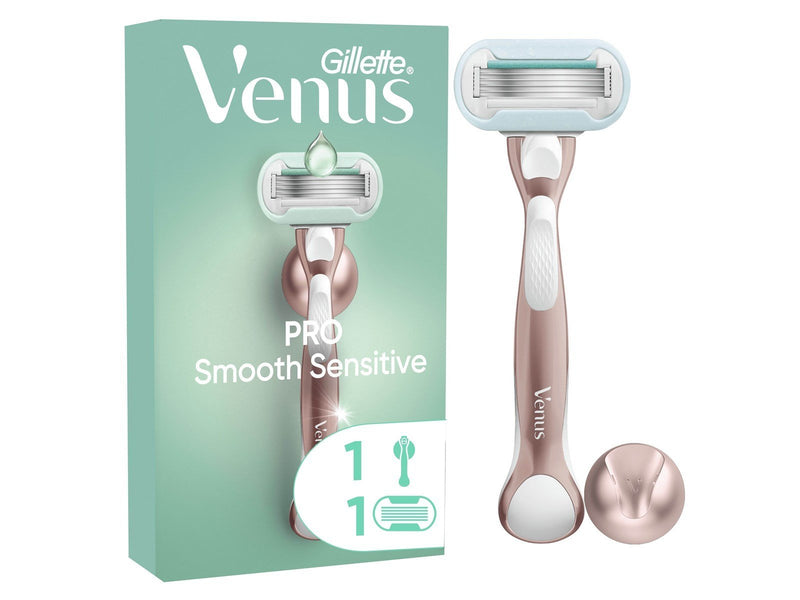 Venus Pro Smooth Sensitive Handle + 1 refill + 1 hook