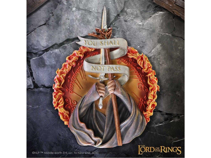 Nemesis Now - Lord of the Rings You Shall Not Pass Wall Plaque