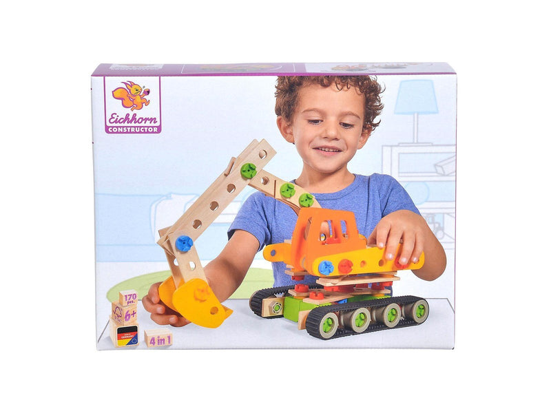 Eichhorn Constructor Work Vehicles 4in1 170pcs.