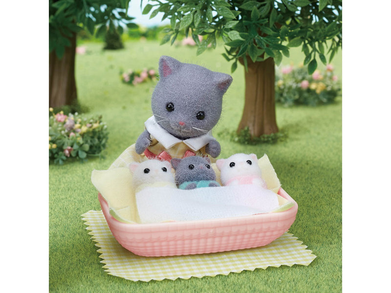 Sylvanian Families Persian Cat Triplets