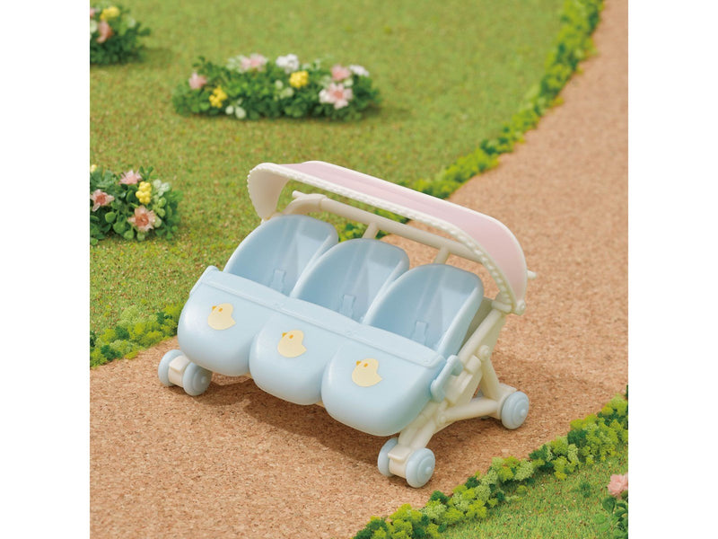 Sylvanian Families Triplets Stroller