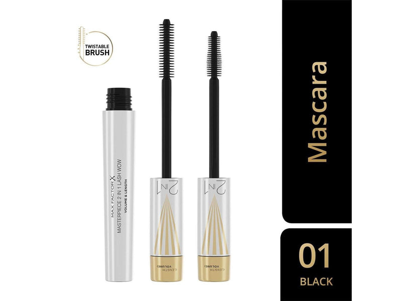 Max Factor Masterpiece 2in1 001 Black 12ml
