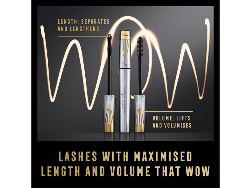 Max Factor Masterpiece 2in1 001 Black 12ml