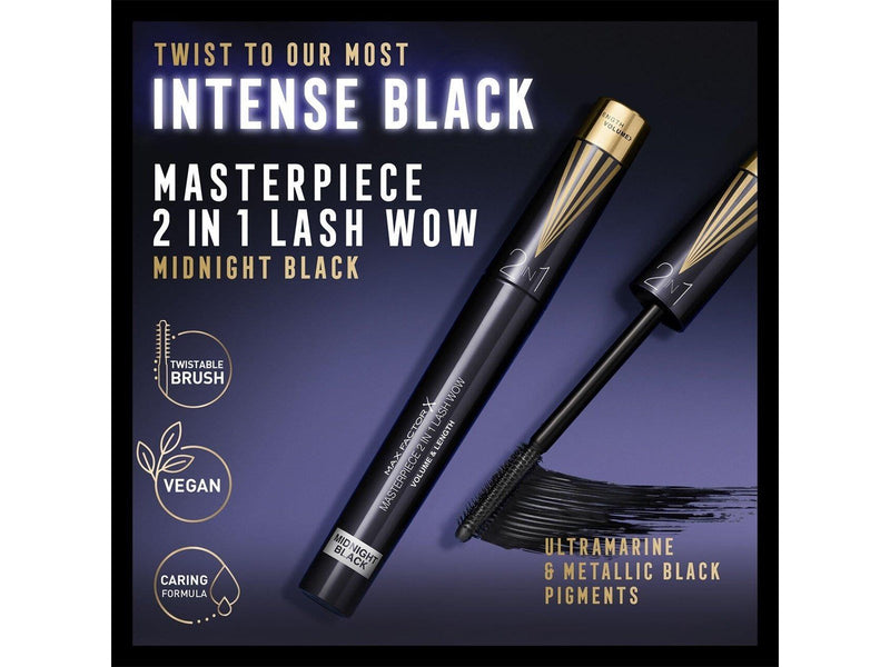 Max Factor Masterpiece 2in1 Midnight Black 7ml