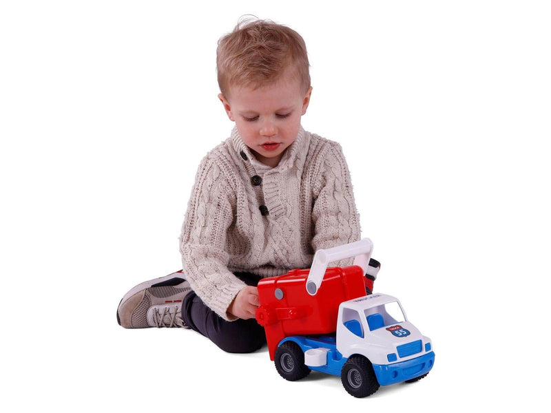 Cavallino Toys Cavallino Grip Garbage Truck with Rubber Tires 29cm