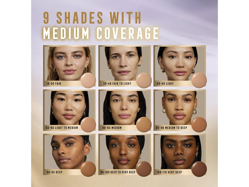 Max Factor Miracle Pure 2in1 Skin Reset Serum Foundation 40-60 Light