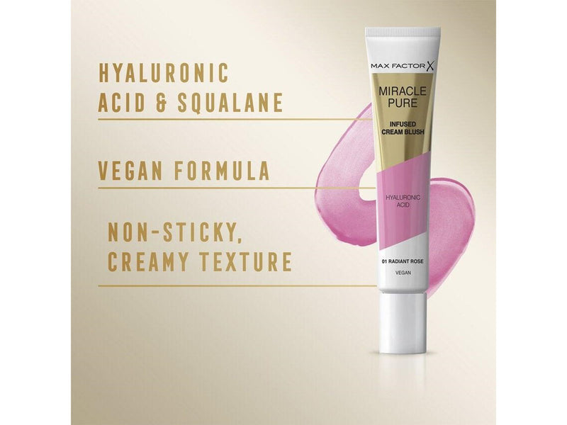Max Factor Miracle Pure Cream Blush 01 Radiant rose 15ml