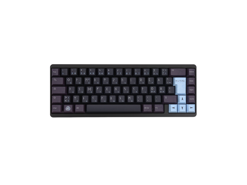 Varmilo Muse65 Hall Effect 65% RGB LED Type - Asgard - Gaming Tastaturen - ohne Numpad - Nordisch - Schwarz