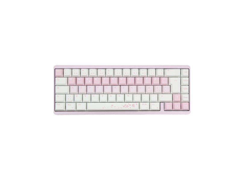 Varmilo Muse65 Hall Effect 65% RGB LED Type - Sakura - Gaming Tastaturen - ohne Numpad - Nordisch - Pink