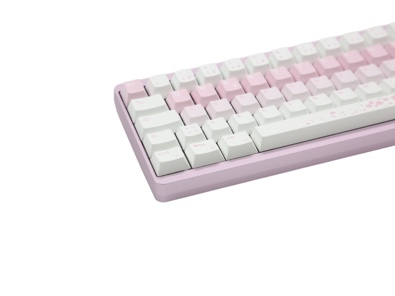 Varmilo Muse65 Hall Effect 65% RGB LED Type - Sakura - Gaming Tastaturen - ohne Numpad - Nordisch - Pink